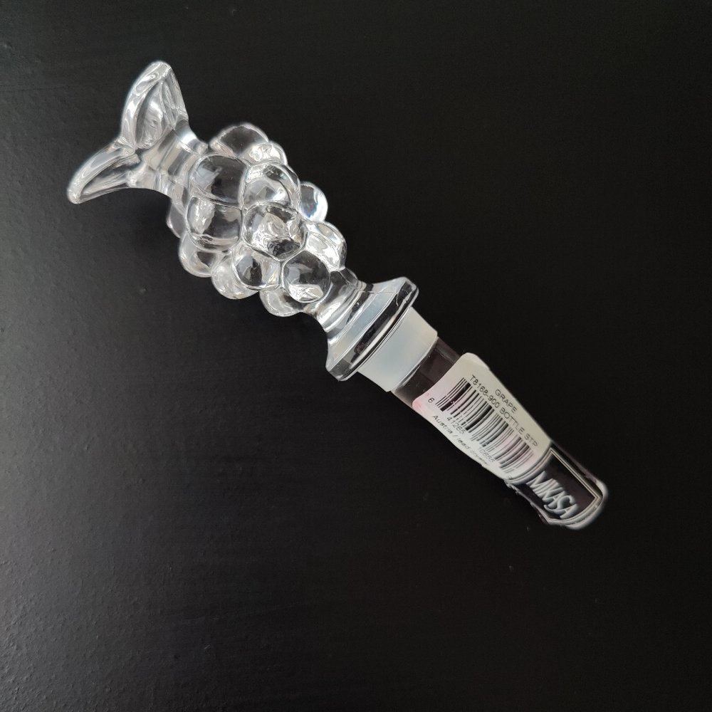 Mikasa | lead crystal | grape 🍇 shape bottle stopper